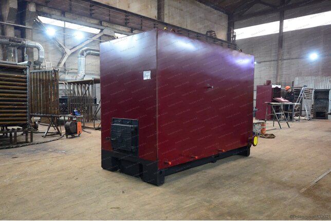 Отопительный угольный котел с золоуловителем 500 кВт