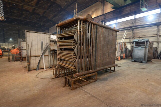 Котел 800 кВт на дровах - изготовление