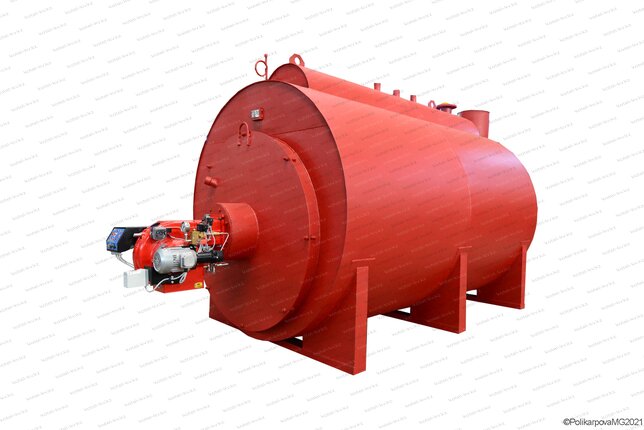 Котел паровой 1.2 тонны 170 С на мазуте и отработанном масле